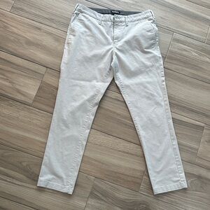 Express Light Gray Chinos for Men